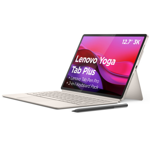 Lenovo Campus Yoga Tab Plus (seashell) inkl. Pen & Keyboard, ohne Netzteil