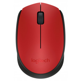 Logitech M171 Wireless Maus (rot/schwarz)