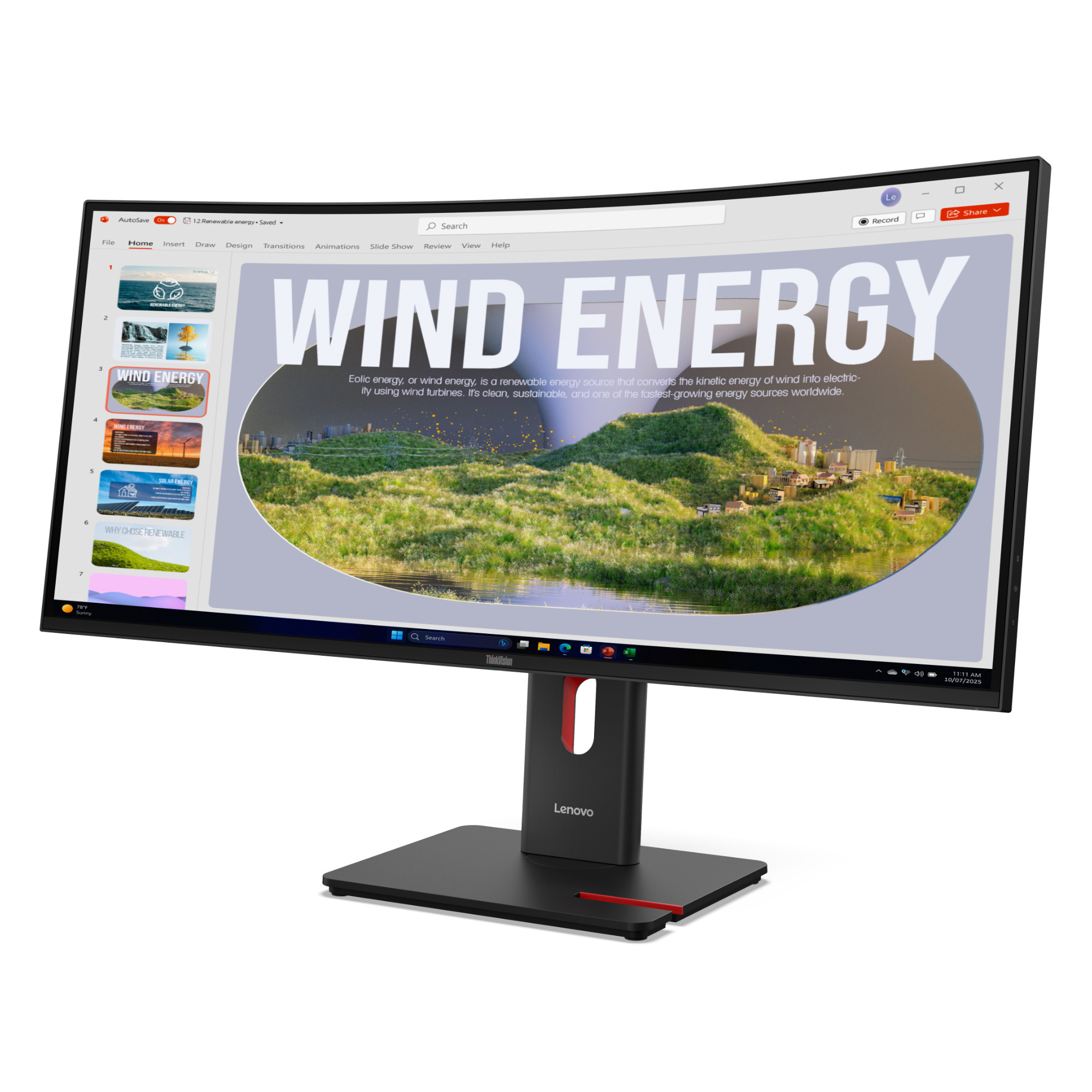 64AEGAT1EU-FL, Lenovo Campus ThinkVision T34WD-40 86.36cm (34