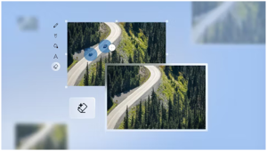Hier ist ein Bild wo es um das neue Generatives Löschen feature von Microsoft auf Windows 11 geht.