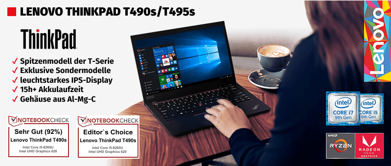 Lenovo ThinkPad® T490s-Serie Lenovo ThinkPad® T490s-Serie